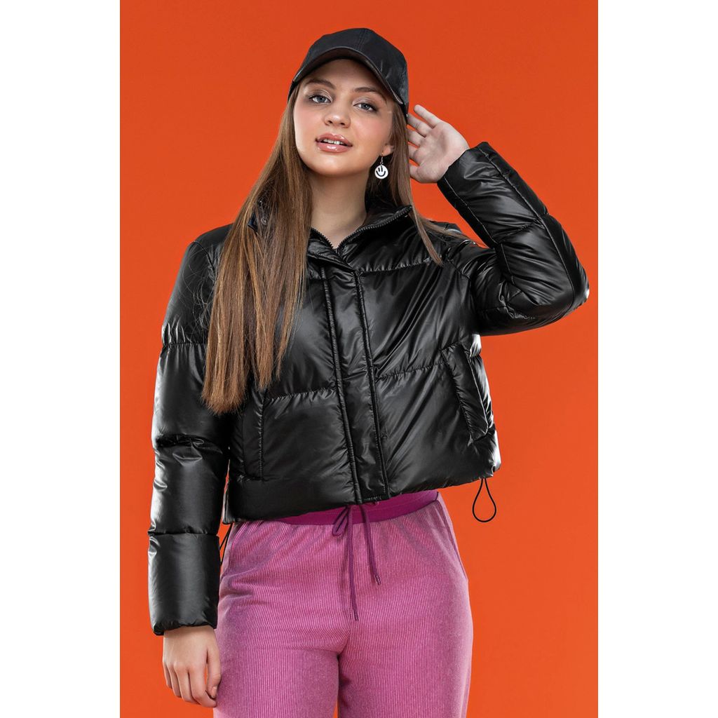 Jaqueta Juvenil Menina Puffer Elian Beats Preto
