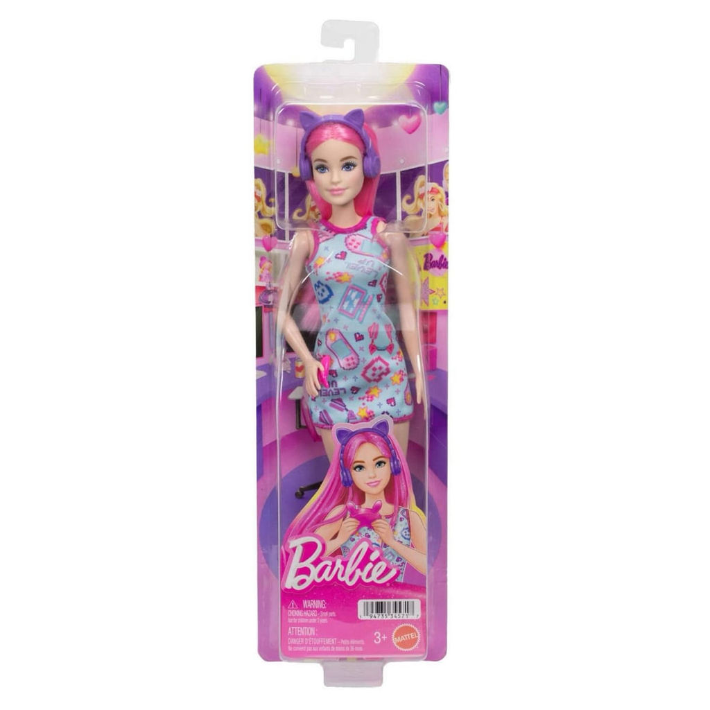 Boneca Barbie Gamer Profissões Esportistas Mattel Fwk89