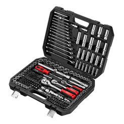 Jogo De Ferramentas Encaixe 1/2, 3/8, 1/4 Com 216pcs Mtx