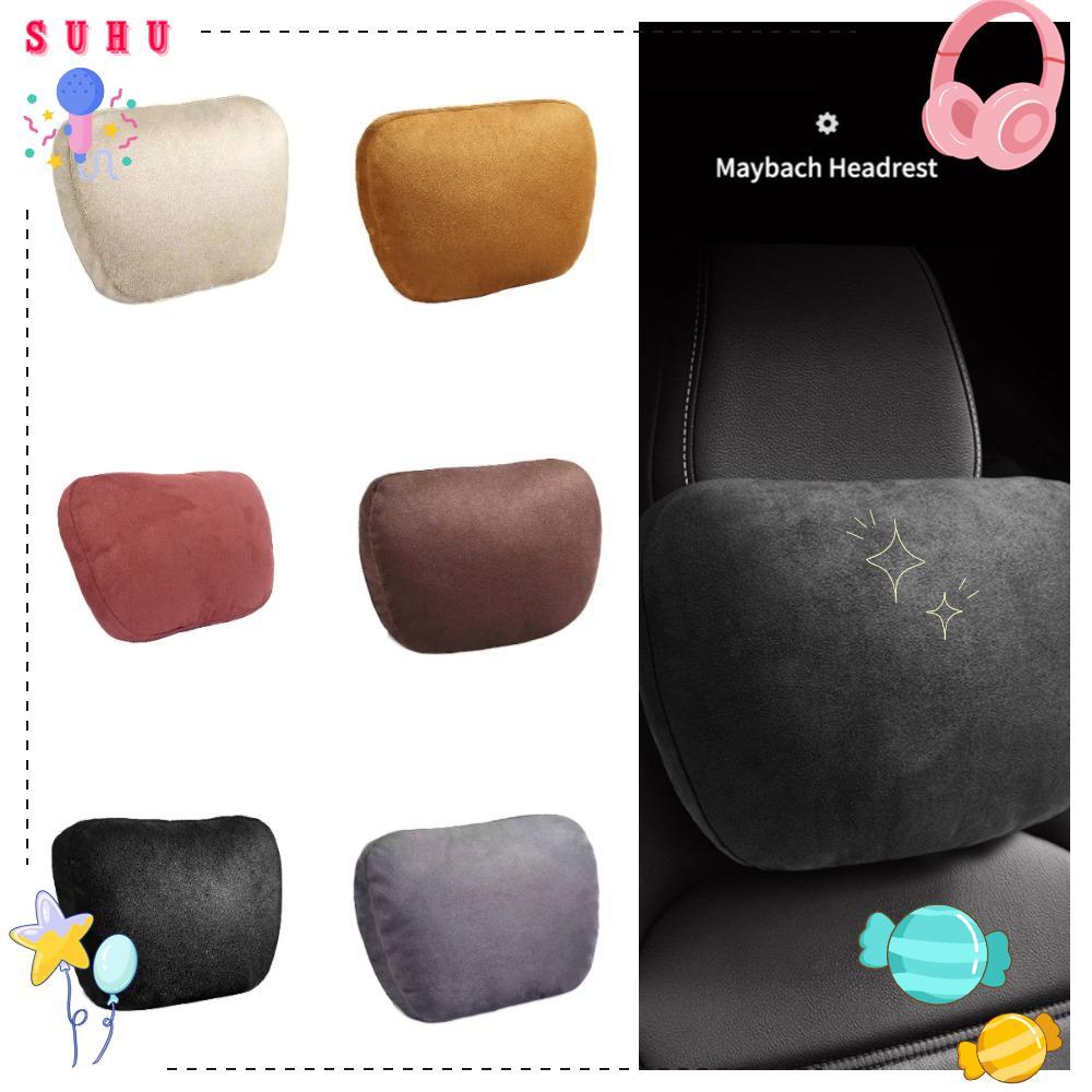 Encosto De Cabeça De Carro SUHU , Travesseiro De Pescoço Macio Ajustável , Pelúcia Para Viagens Maybach Classe S Benz