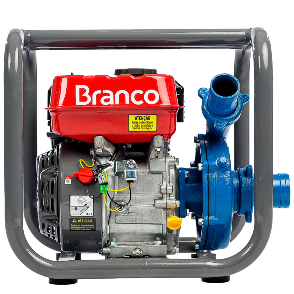 Motobomba Gasolina Branco B4t716 6,5cv Centrifuga
