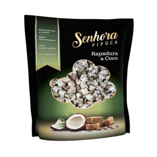Pipoca Senhora Pipoca Rapadura e Coco 100g em Oferta na Shopee