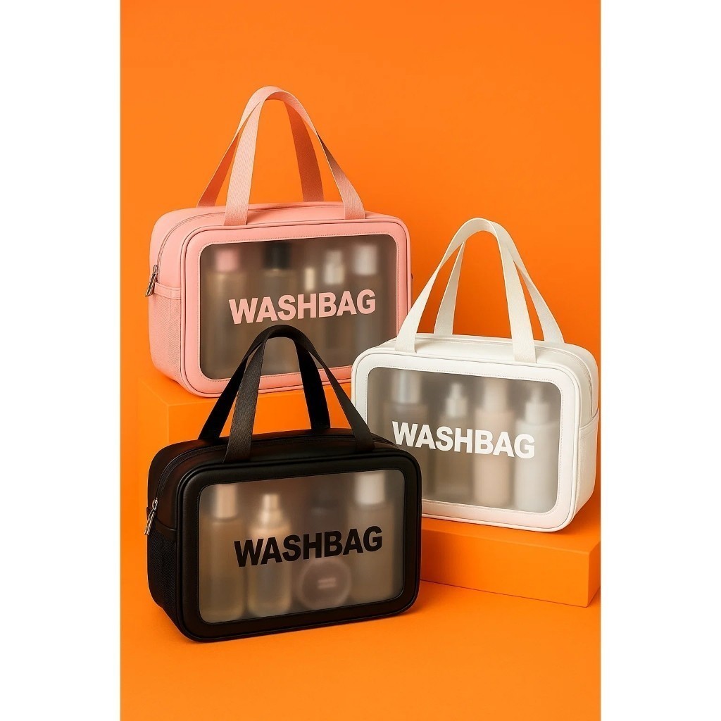 Necessaire feminina grande alca estampada sortida ziper bolsa maquiagem viagem higiene de achadinhos