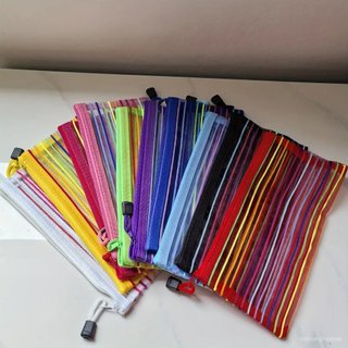 15/20/30 Pcs Estojo Multiuso Bolsinha Nylon Colorido Necessaire PromoçãO