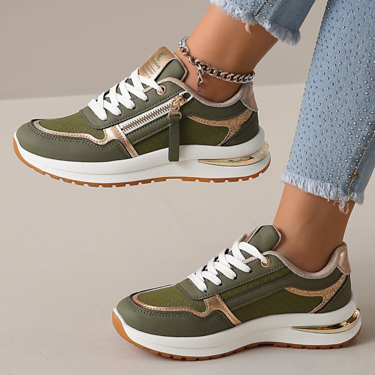 Tênis feminino rendas tênis respirável tênis planos tênis de corrida sapatos de estudante