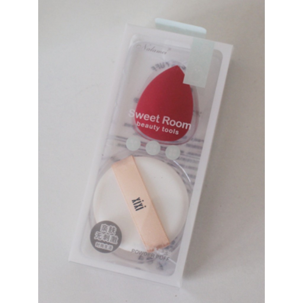 Acima de tudo!Ferramenta de beleza de maquiagem portátil cabaça gota de água corte chanfrado beleza ovo Puff conjunto mo