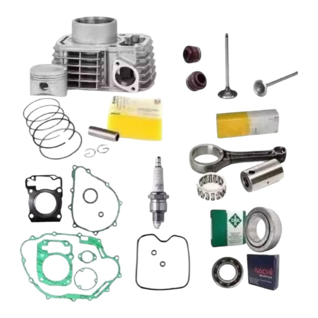 Kit Cilindro Motor Fan 125 09 A 15 Biela Rolamento Mleve