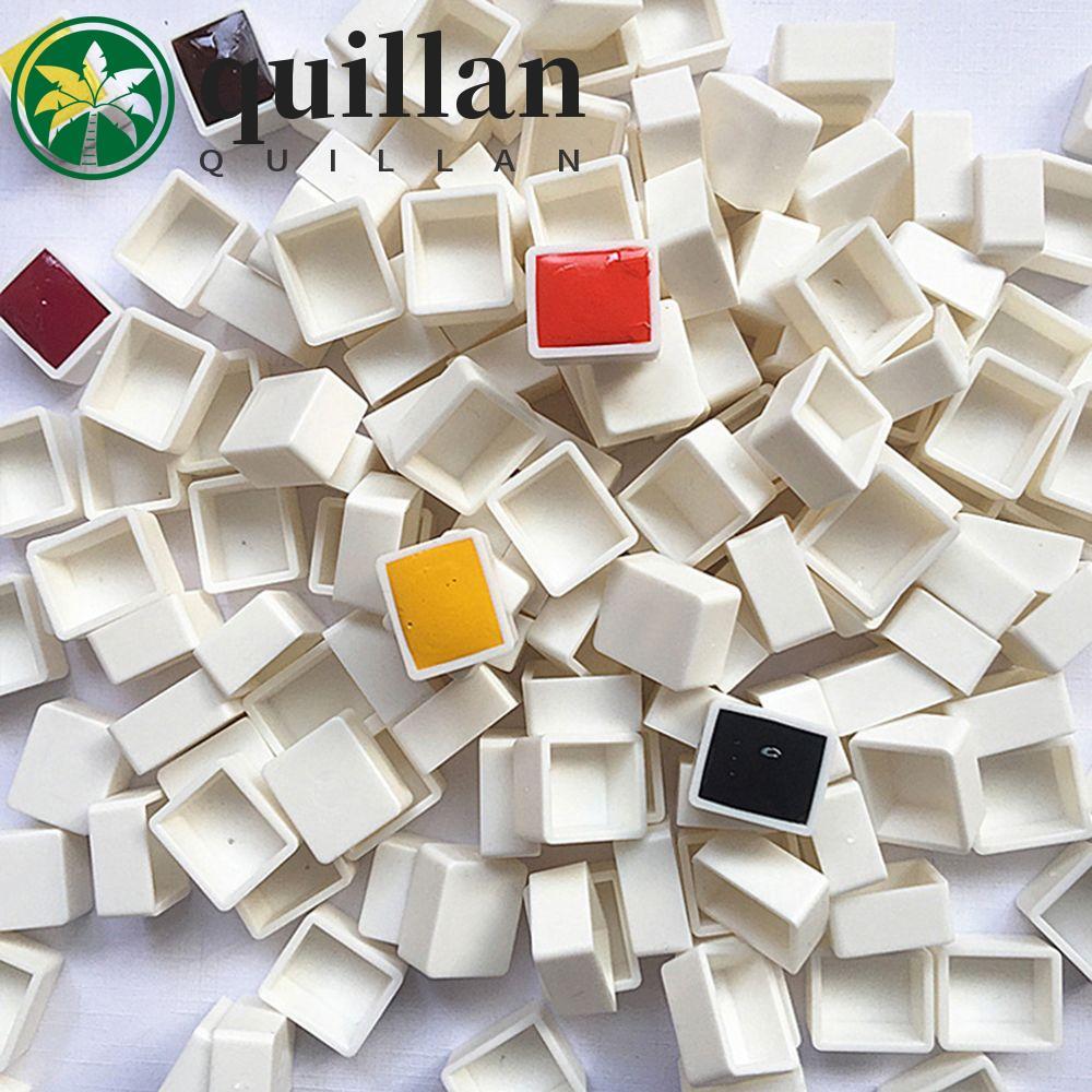 Paleta De Pintura QUILLAN Branca 2ml Meia Panela Vazia Completa Materiais De Arte Plástica