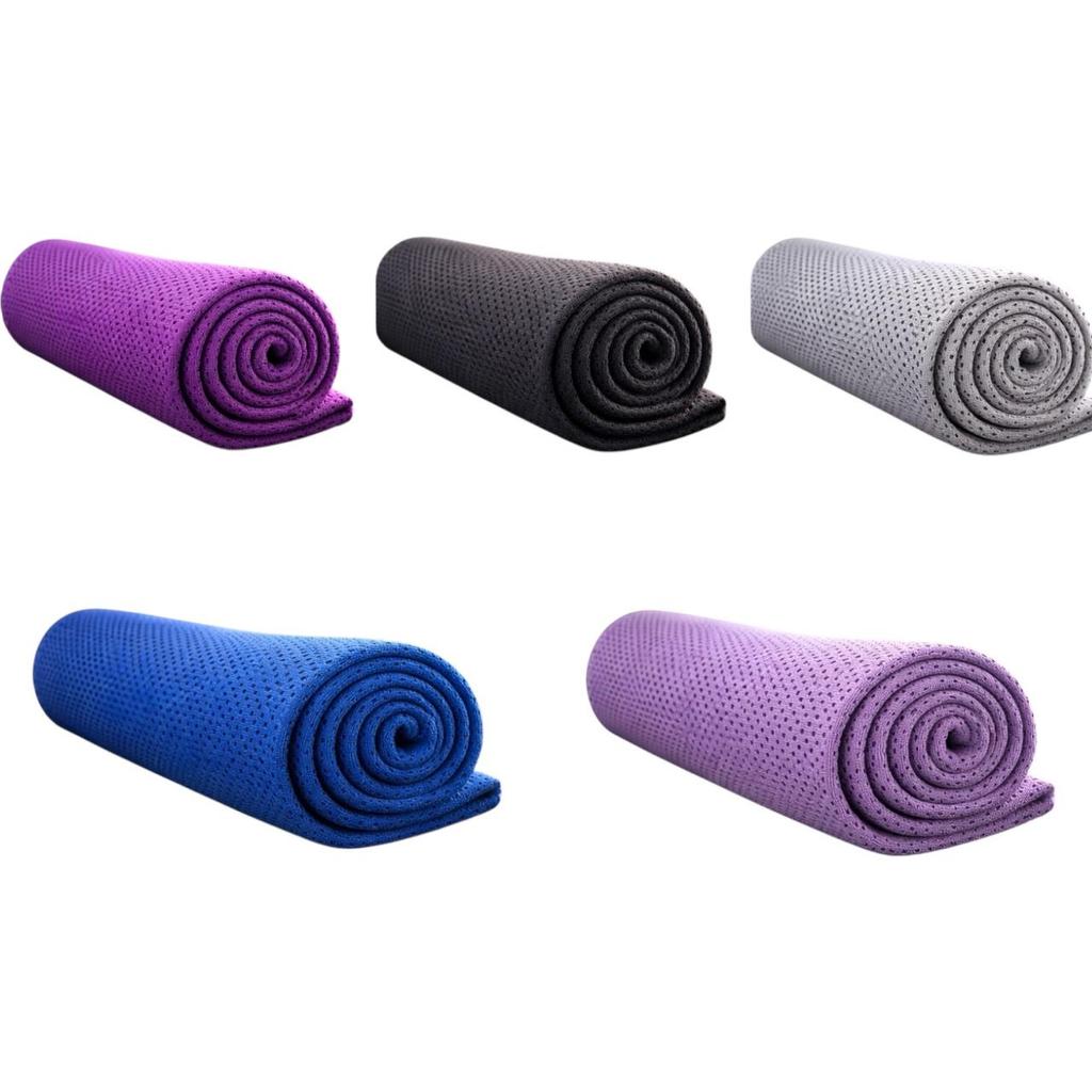 Toalha Fitness Gelada 30x100cm Refrescante Secagem Rápida Academia Corrida Esportiva