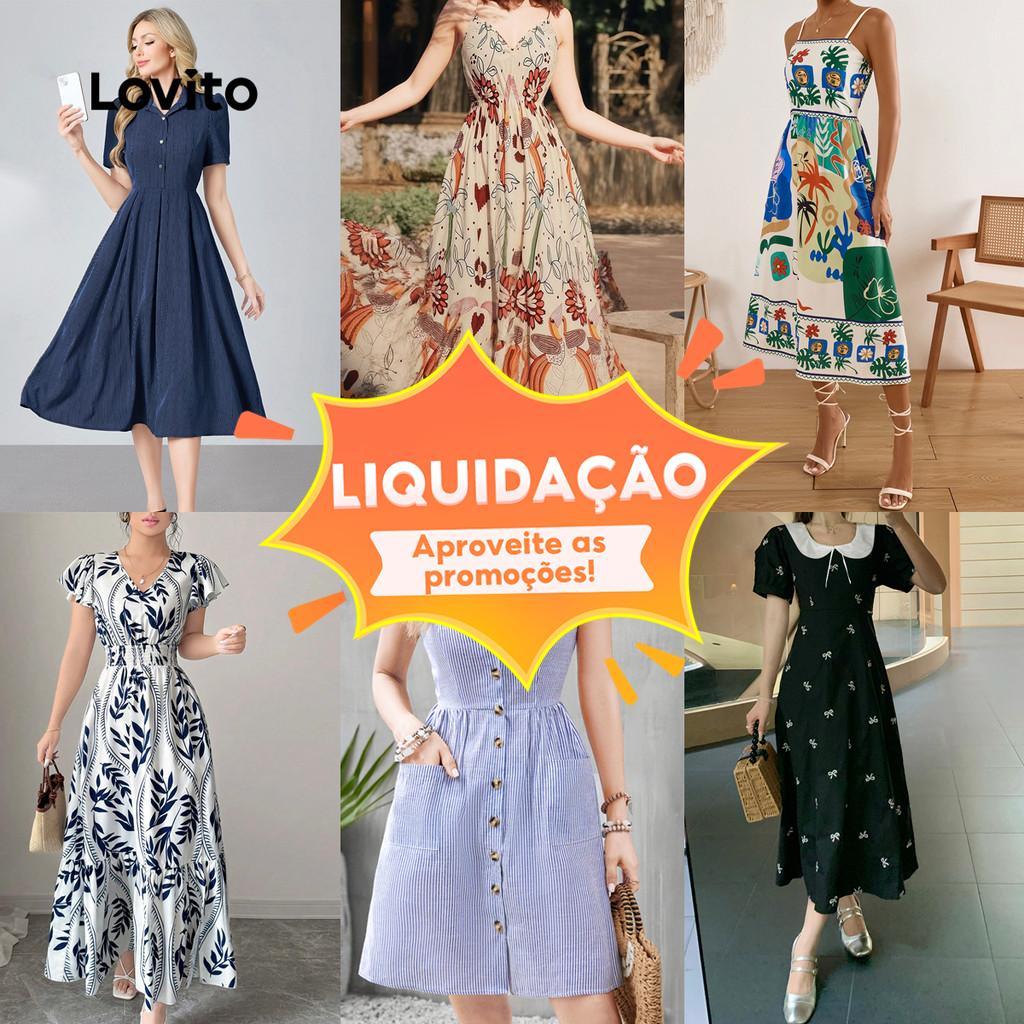 Lovito Special Casual Dress / One-piece for Women (Size XL)