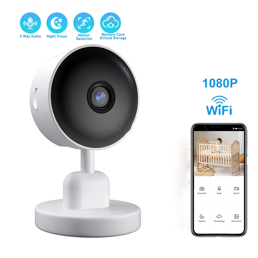 CÂMERA IP INTERNA | Segurança Inteligente Wi-Fi Full HD 1080p Branco