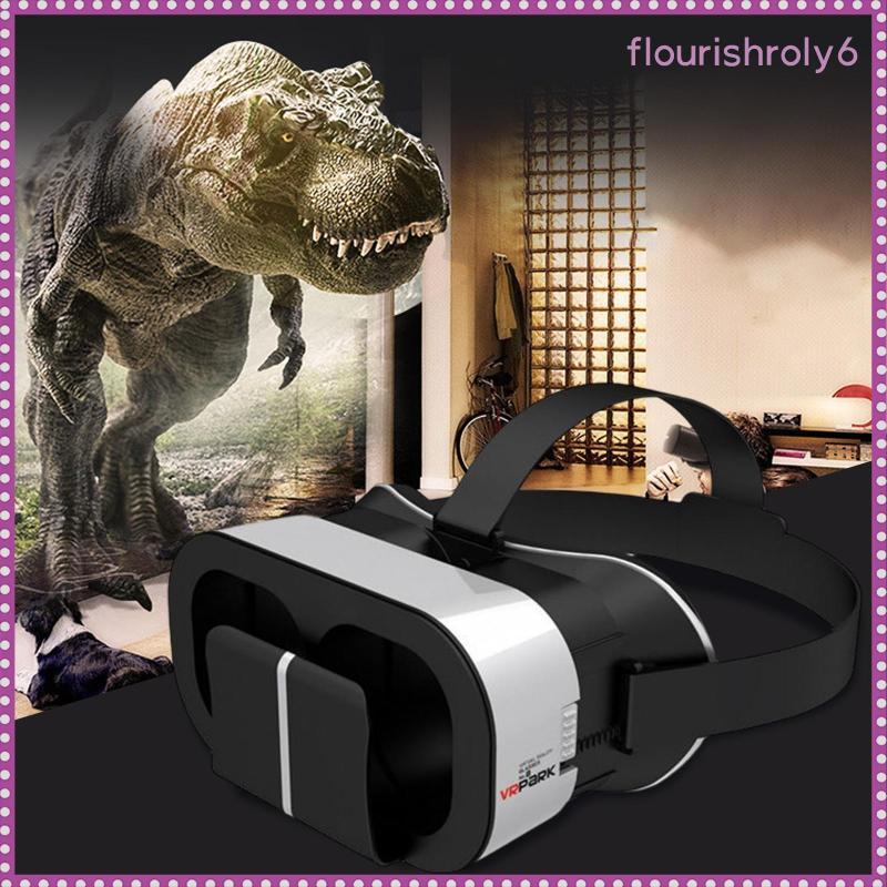[Flourishroly6] 4 VR Óculos Realidade Headset Tela Cheia Grande Angular Ajustável Para Telefones De 4.7-6.7 " Filmes De