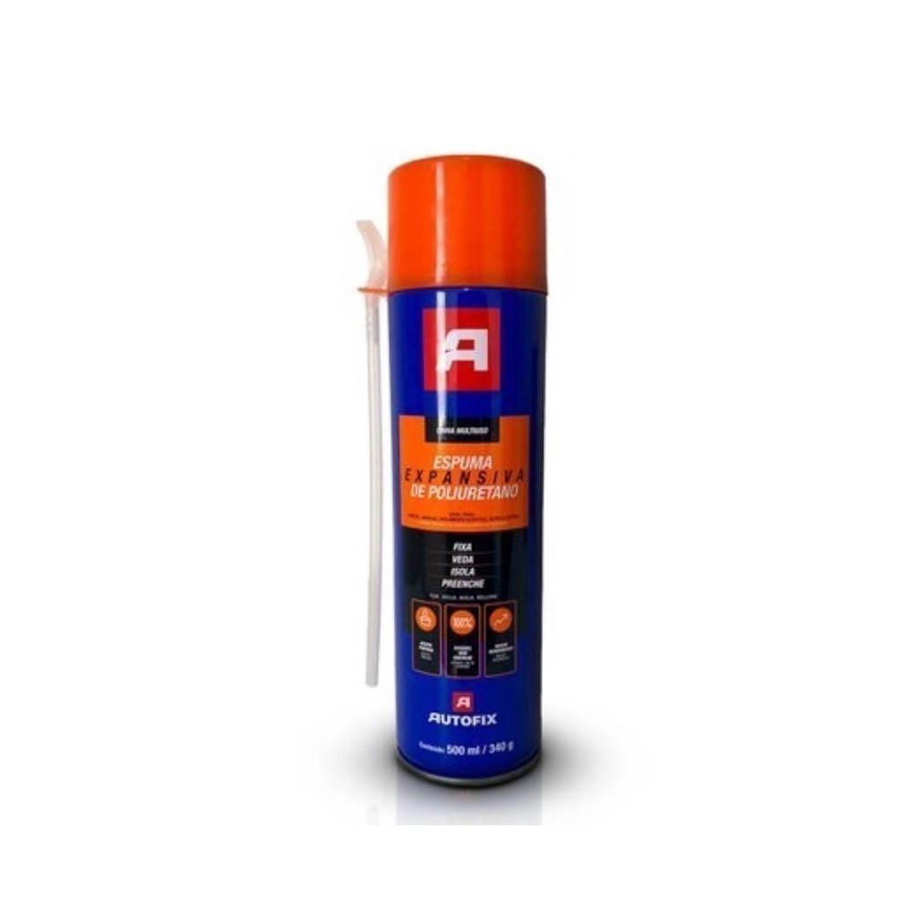TOP Espuma Expansiva De Poliuretano  340 Gr 500ml - Autofix Ótimo Preço MENOR PREÇO