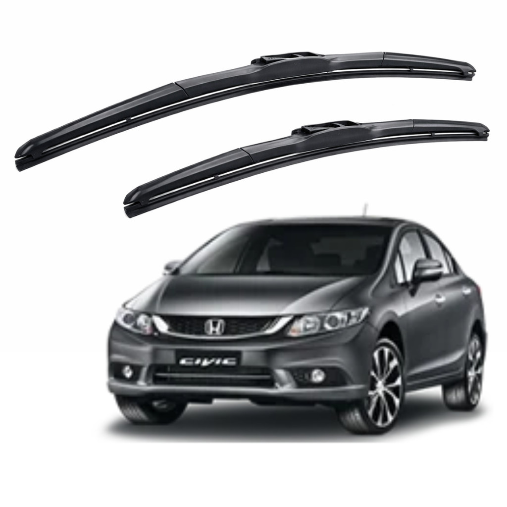 Par Palheta de Silicone Honda Civic 2012 2013 2014 2015 2016 Limpador do Parabrisa em Oferta na Shopee