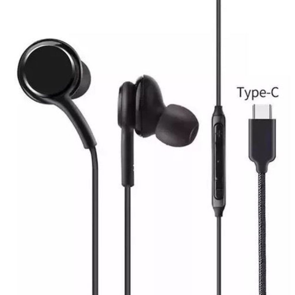 Fone Tipo C Com Microfone Atende Chamadas S20 FE S21 Plus S21+ S22 Ultra S23 ultra S24 A06 A16