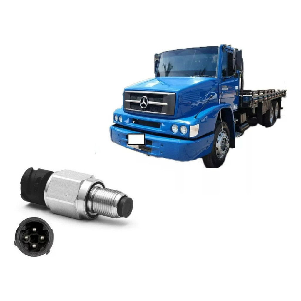 Sensor De Velocímetro Volvo Fh Nh Fm 4 Pinos Redondo 3171490