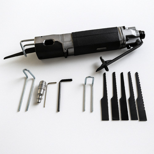 Serra Tico Tico Pneumatica Sabre Kit 6 Serras Bi-metal Chave Kit Serra Profissional Tico-Tico