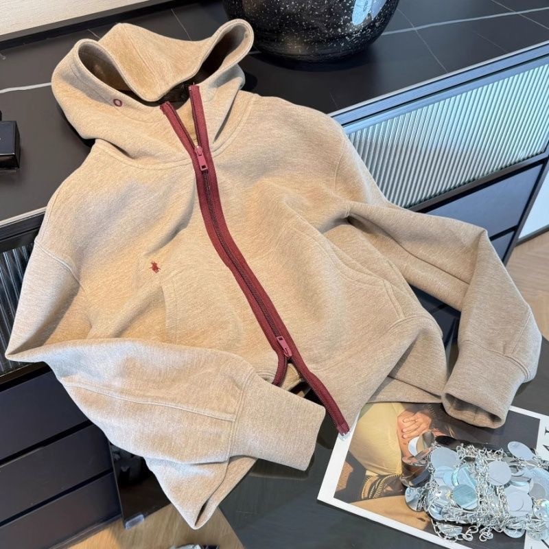 Novo Outono Inverno Na Moda Masculina Casual All-Match Design De Sentido Padrão Bordado Com Capuz Zíper Moletom Unisex