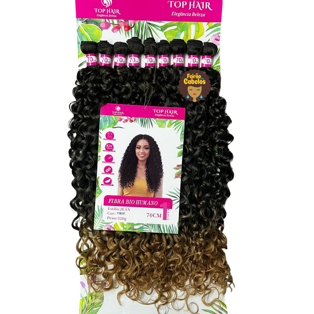 CABELO CACHEADO JEAN BIO HUMANO 320G COR T1B/27