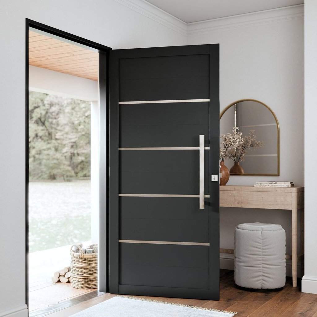 Porta de Aço Lambril Lucasa Facilita Abertura Esquerda em Oferta na Shopee