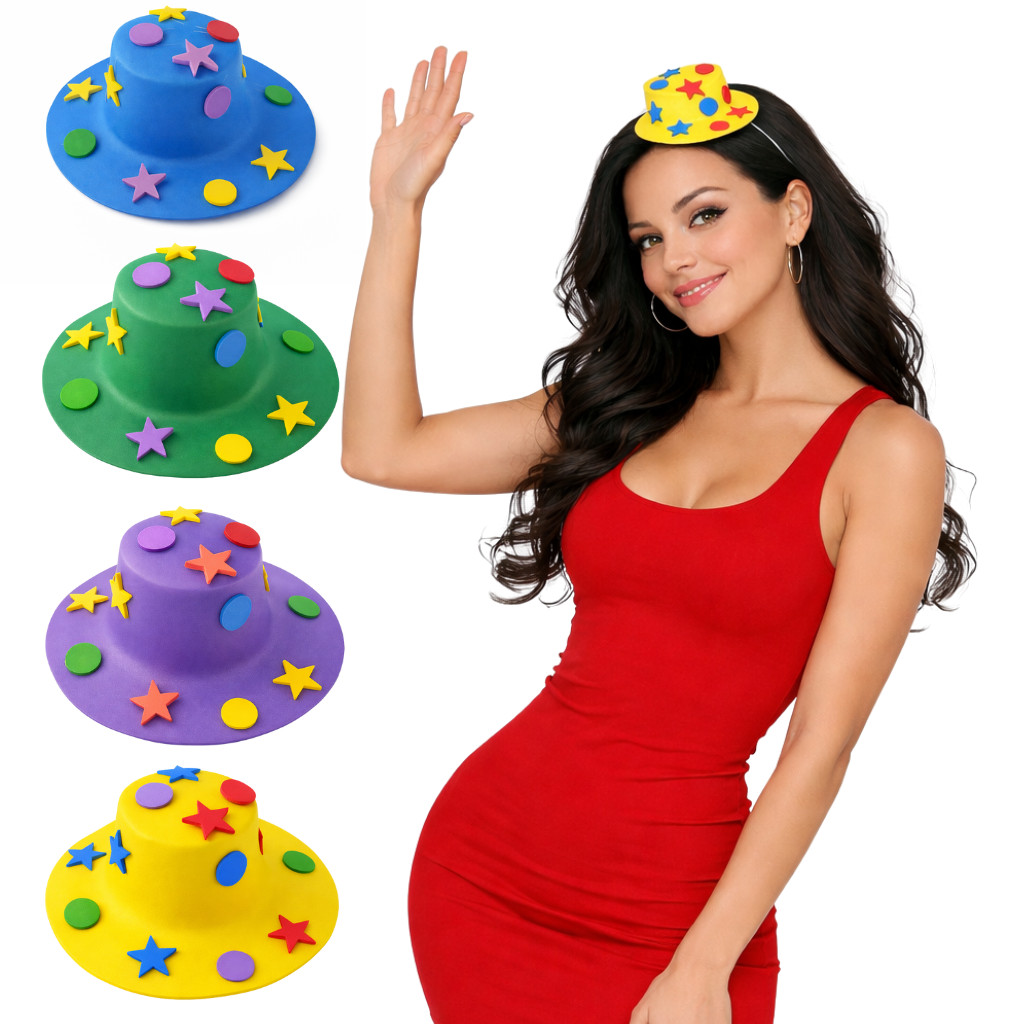 Chapéu Cartola em EVA para Festa Carnaval Fantasia