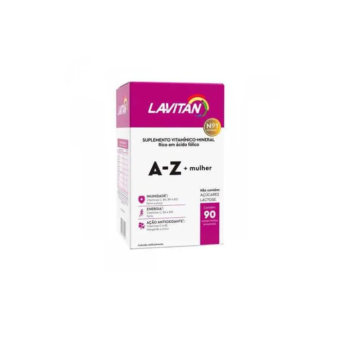 Lavitan A-Z Mais Mulher 90 Comprimidos Revestidos - Lavitan