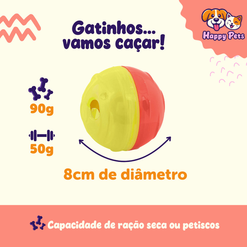 Detalhes do Brinquedo Comedouro Da Pet Games Cat Ball Divertido Saudável E Ocupacional Para Gatos