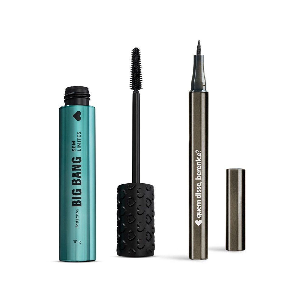 Quem disse, Berenice? Kit Máscara de Cílios 10g + Caneta Delineadora 1ml