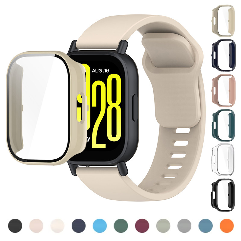 Strap Pulseira De Capa Capinha Case PC Com Vidro Para Relógio Smartwatch Xiaomi