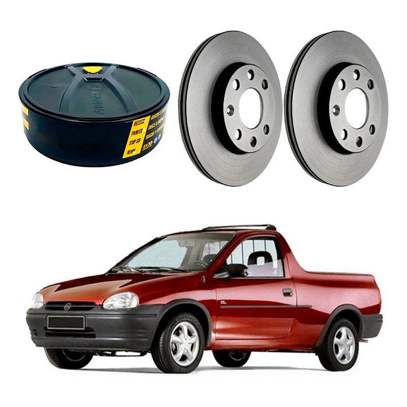 Disco Freio Dianteiro Corsa Pick Up 1.6 1995 A 2003