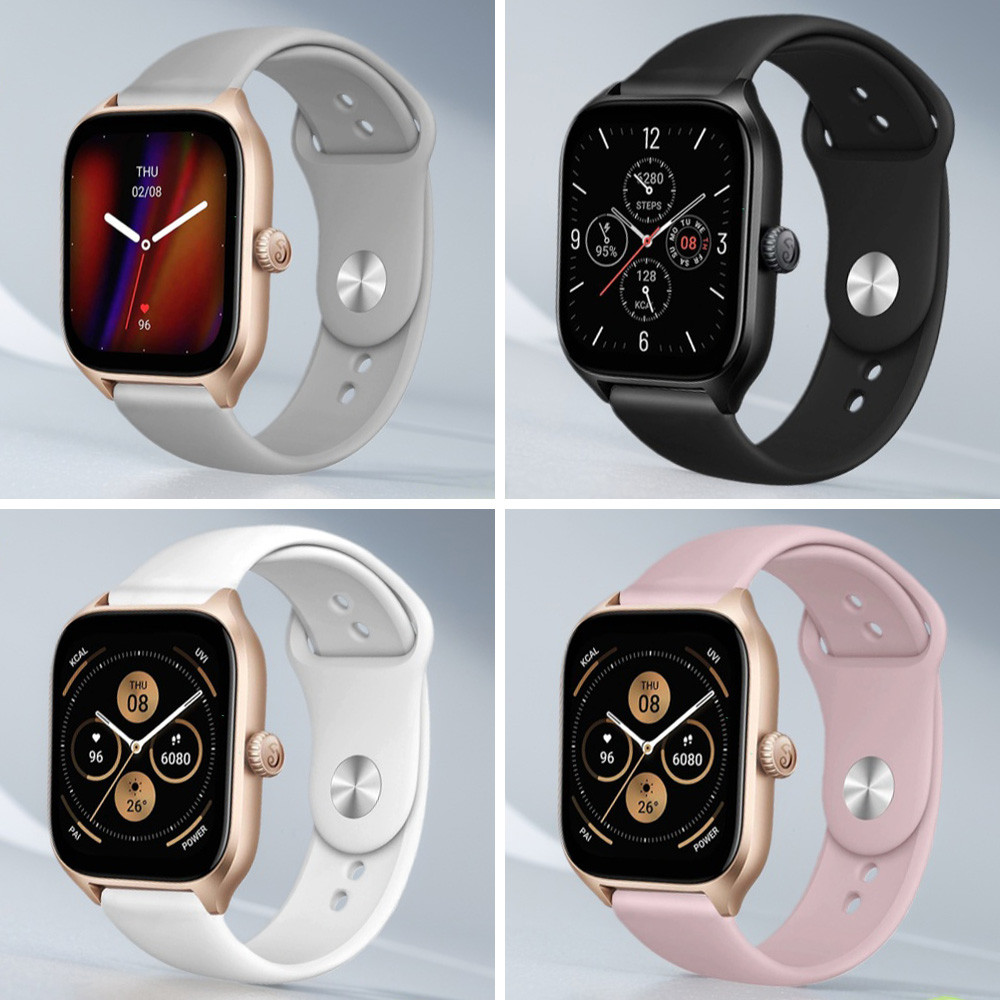 Pulseira 22 20mm Silicone Para Relógio Amazfit GTS 4/3/2/GTR 4 2 Mini/GTR/2e/Pro 47mm/Bip 6 5/U/3/Pro/Stratos/Lite Strap