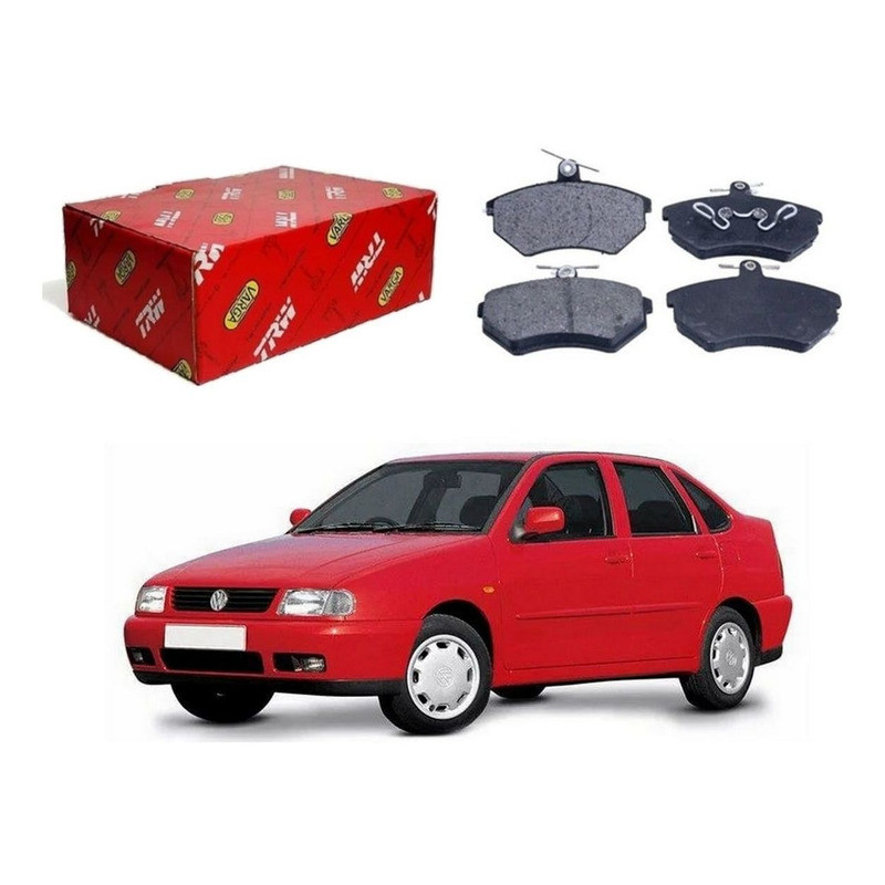 Pastilha Freio Dianteira Trw Polo Classic 1.8 1996 A 2003 em Oferta na Shopee