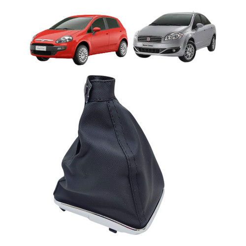 Coifa Alavanca De Câmbio Fiat Linea Punto Novo Original Fiat mopar