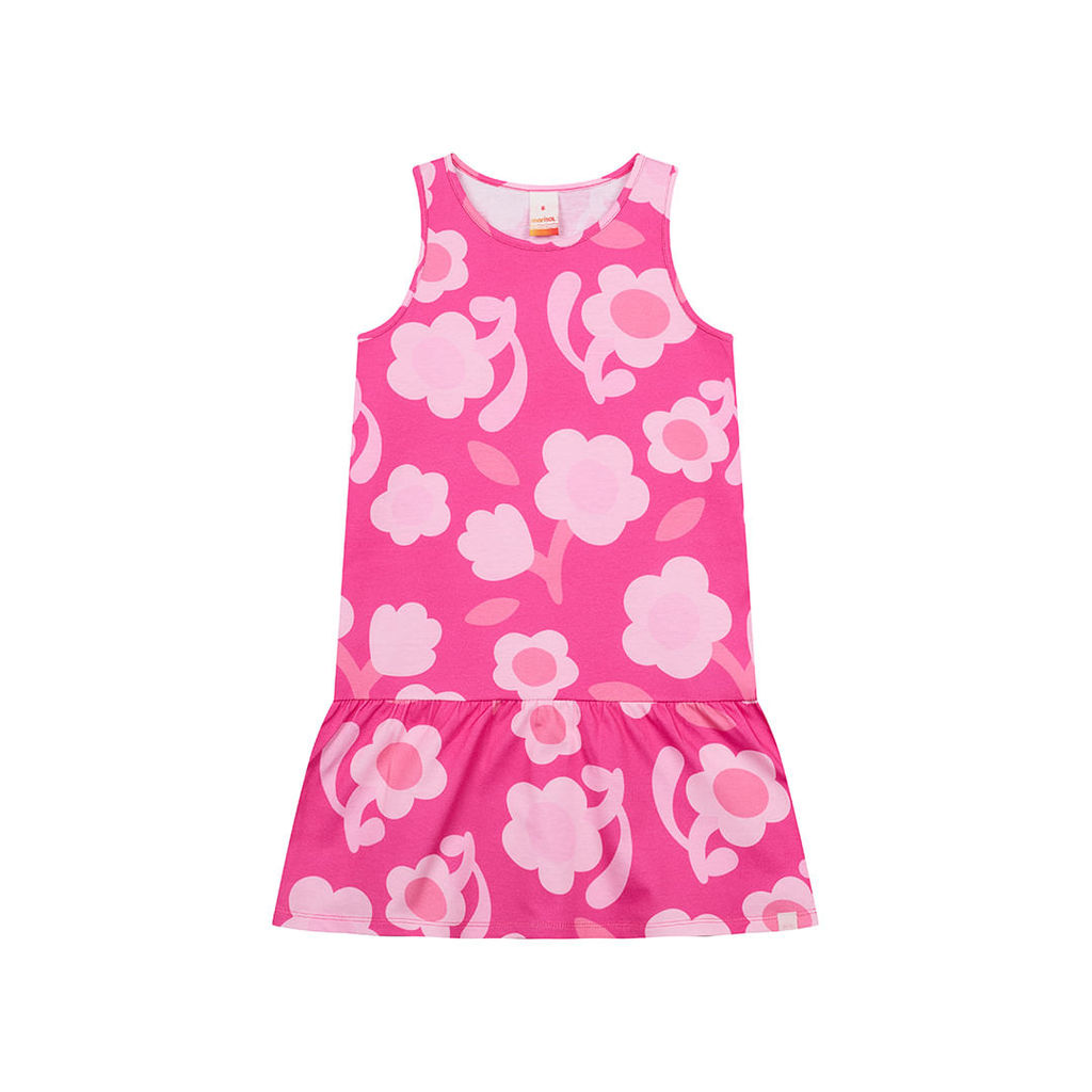 Vestido Regata Estampado Menina Marisol