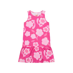 Vestido Regata Estampado Menina Marisol