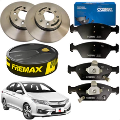 Discos E Pastilhas Honda City 2010 2011 2012 2013 2014