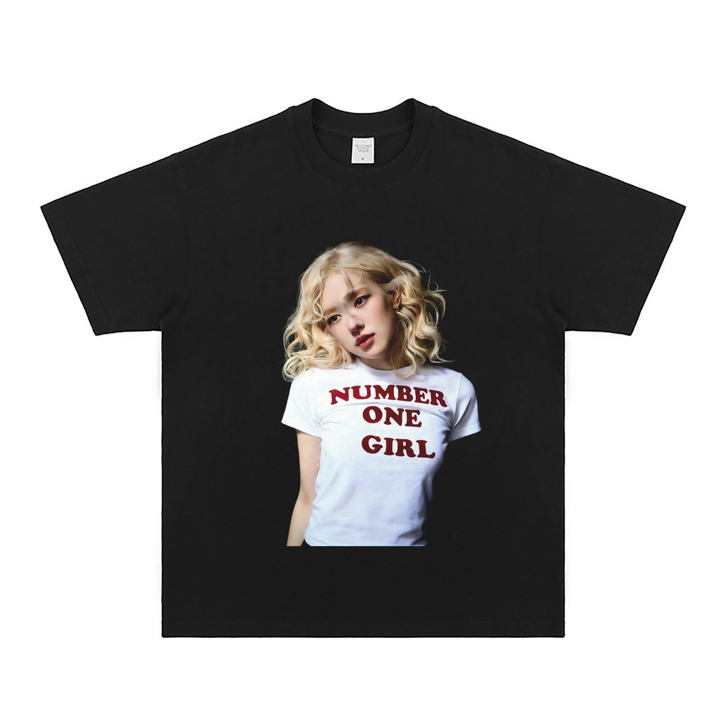 Music.Soul Camiseta Feminina ROSE Blackpink Vintage Blur Grunge Estampada Estilosa Confortável Retrô