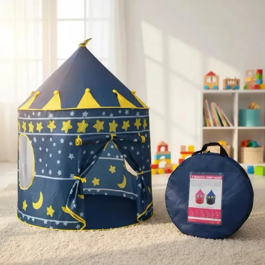 Barraca Infantil Tenda Grande para Criança de Princesa e Principe 135x105cm - ZP-1718