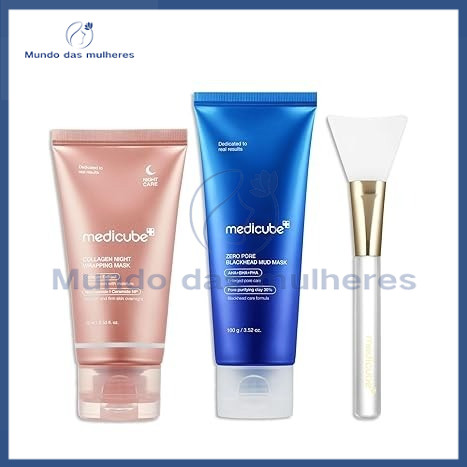 Medicube Máscara Embrulho Colágeno 75ml+Zero Pore Blackhead