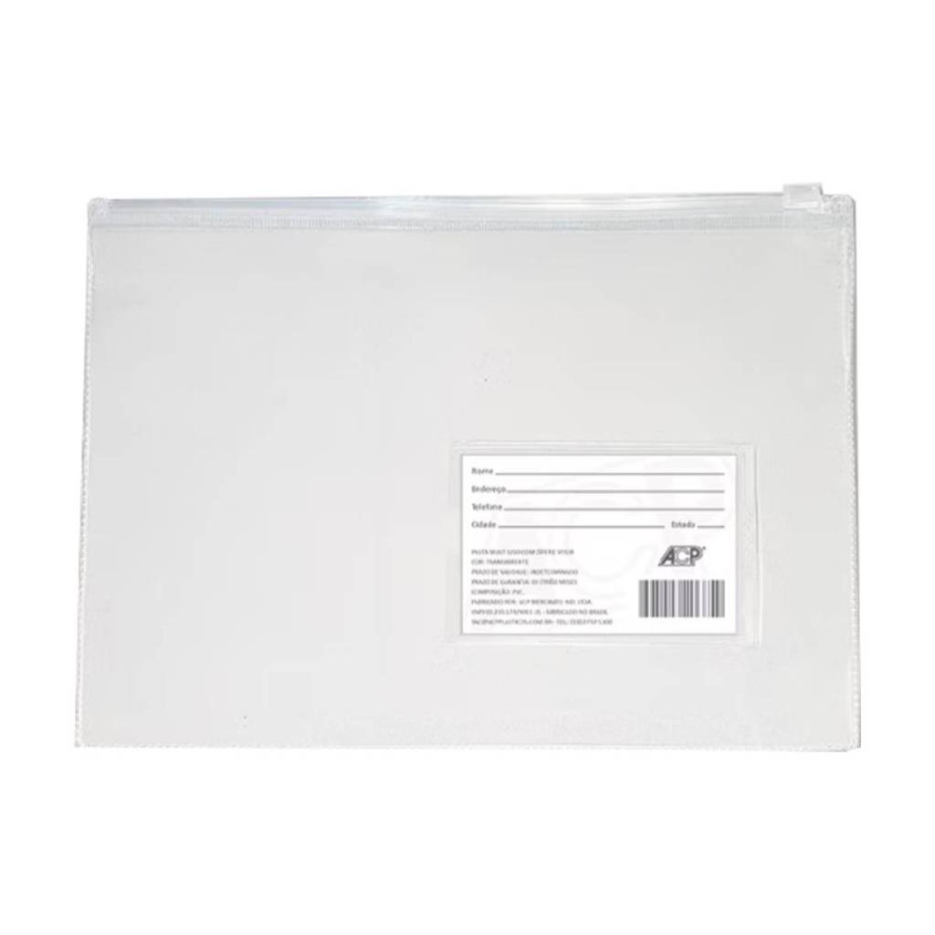 Pasta com zíper 235X330mm PZ-32 ACP em Oferta na Shopee