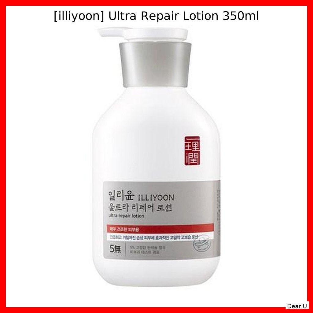 [illiyoon] Loção Ultra Repair 350ml/Coreana/Fórmula Hidratante Da Dear.U