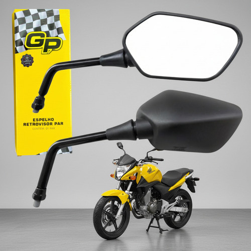 Par Espelho Retrovisor Moto Honda Cb 300r 2009 A 2015 Gp7