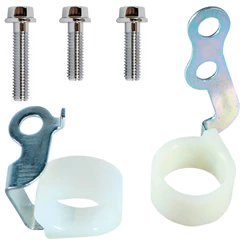 Kit guia do cabo de freio superior inferior NXR125 NXR150 Bros 2003 a 2015 com parafusos