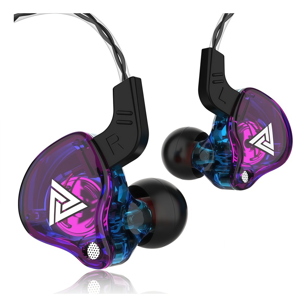 Fone De Ouvido com Fio Esporte Correndo Auscultadores Bass Stereo Headset, Música Earbuds QKZ AK6 Original