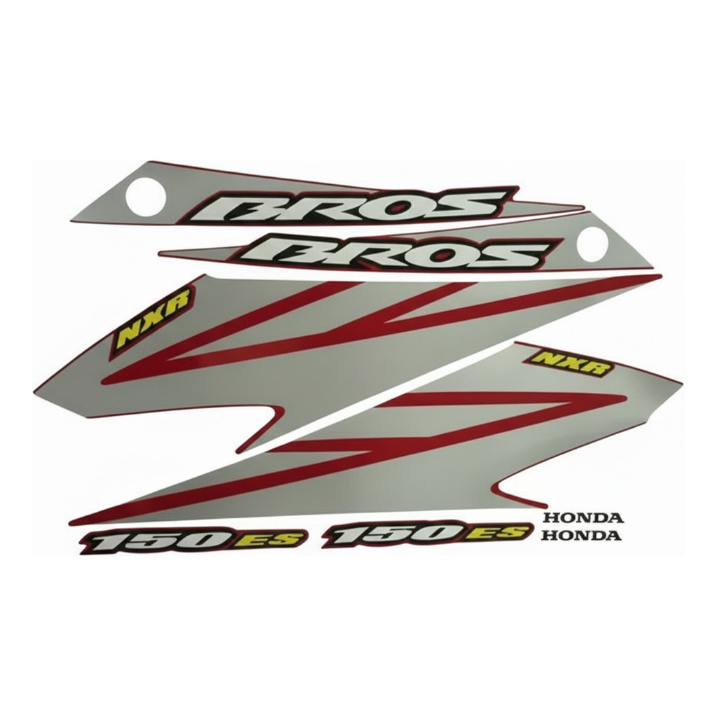 Jogo Kit Adesivo Nxr 150 Bros Es 2008 Vermelha