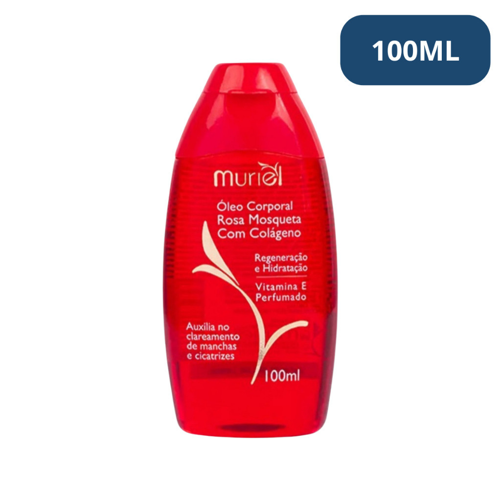 Óleo Corporal Rosa Mosqueta E Colágeno Muriel 100ml