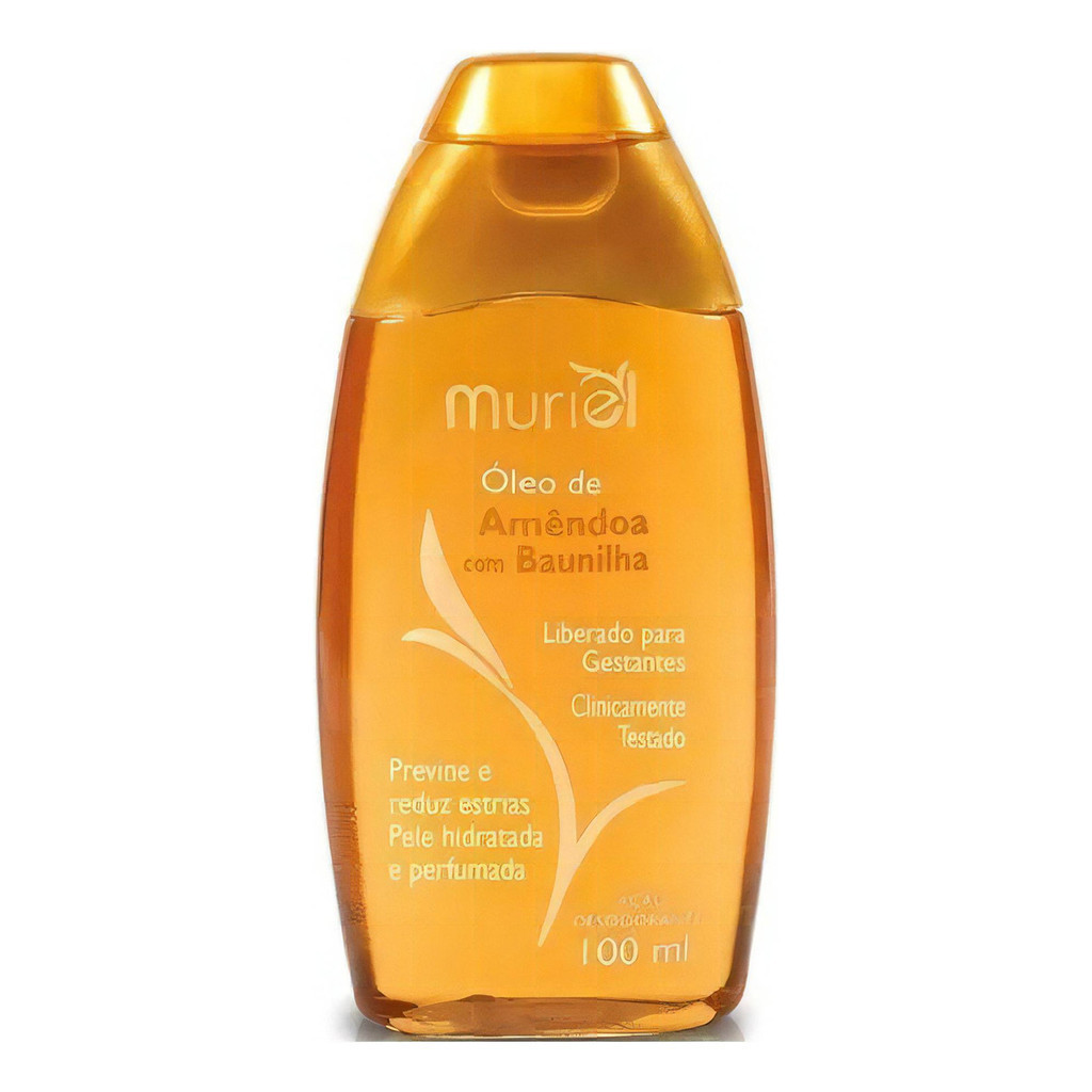 Detalhes do Kit 2 Óleo Corporal Amêndoas Com Baunilha Muriel 100ml