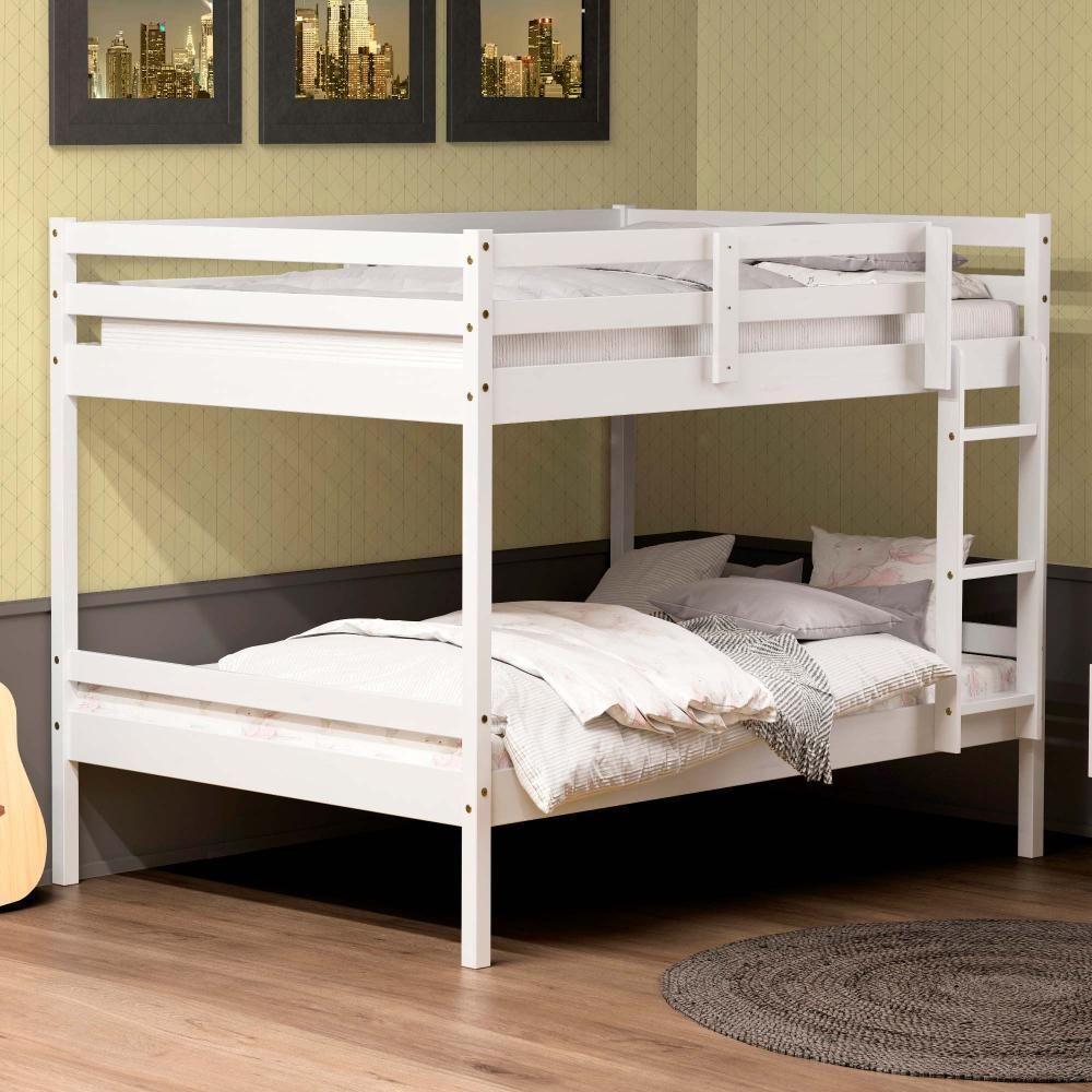 Beliche Casal Casal Slim Madeira Maciça Branco Housin