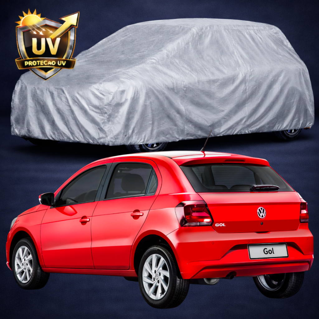 Capa De Cobrir Volkswagen GOL (Todas as gerações) 100% Impermeável Protege do Sol Chuva Poeira