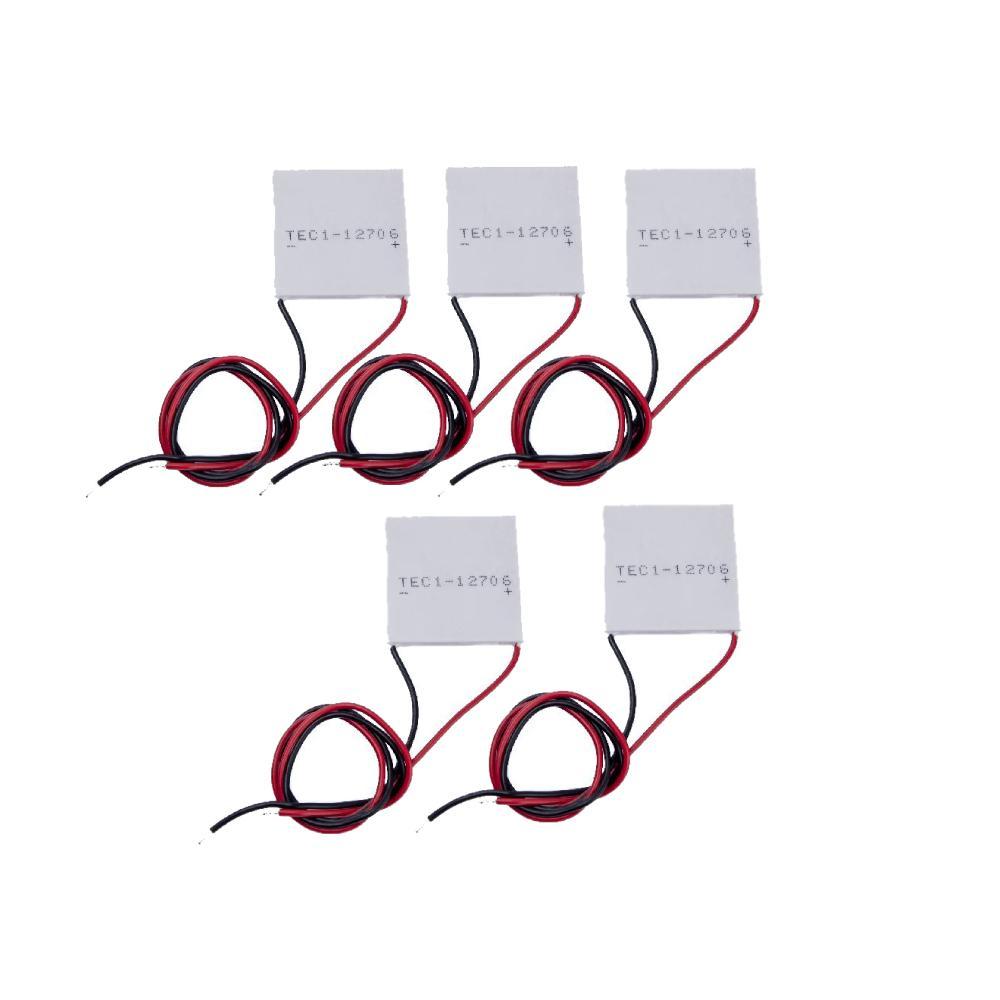 Kit 5 Placas Peltier Termoelétrica Hulter para Bebedouro Eletrônico - 60w